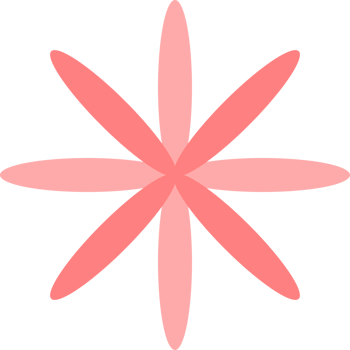 Pink flower abstract png