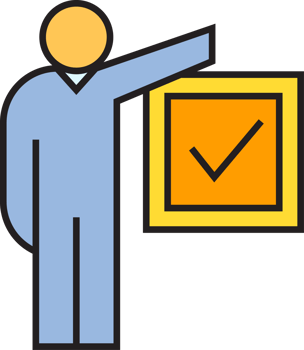 People and Check Mark Icon png