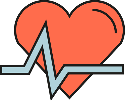 Heart and Pulse Icon png