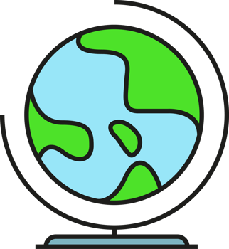 Globe Icon Illustration png