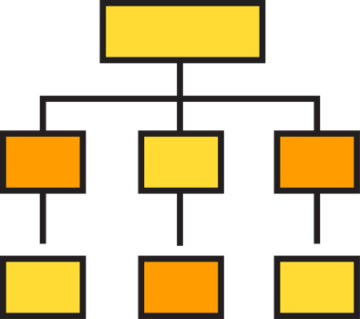 Hierarchy Chart Icon png