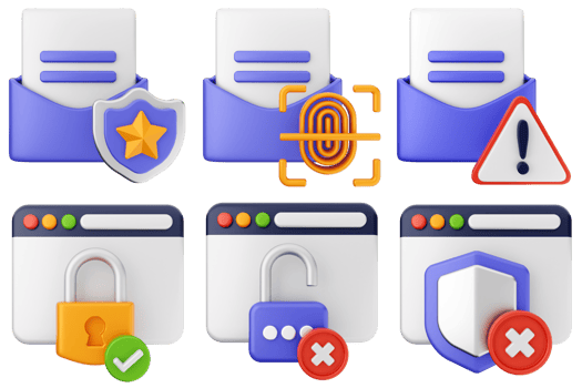 A set of icons that include a lock, a padlock, and a security symbol png
