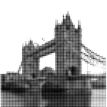 silhouette Halftone style png