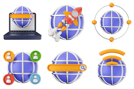 Icon set of internet, internet, internet icon, internet icon, internet icon, internet icon, png