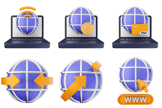 Internet icon set - globe, internet, internet icon png