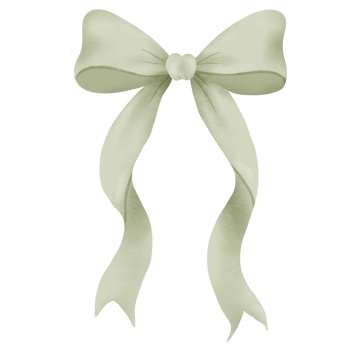Hand Drawn Green elegant ribbon Clipart for Cottagecore Journaling, Scrapbooking, Wedding Cards, Invitations, Planners, and Crafting Projects png