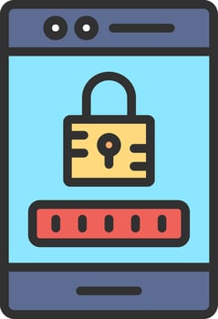 Password Clean Sketch Form vector