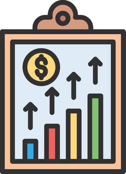Profit Creative Grid Symbol vector