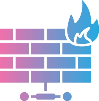 Firewall Compact Web Symbol vector