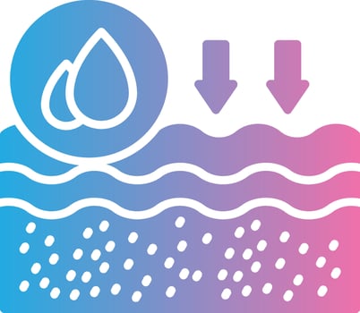 Sea Water Monotone Sketch Design vector