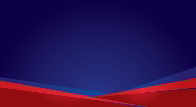 Dark blue background design with modern red abstract vector