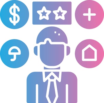 Employee Benefit Creative Sketch Element vector