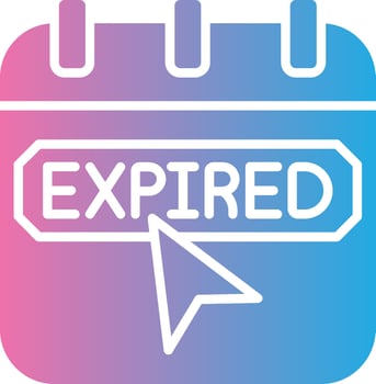 Expired Creative Sketch Element vector