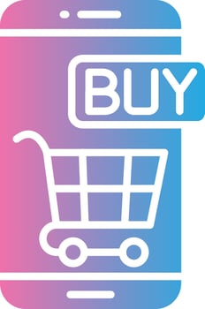 Online Store Stylized Flat Drawing vector