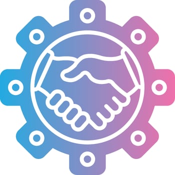CRM UX Focused Shape vector