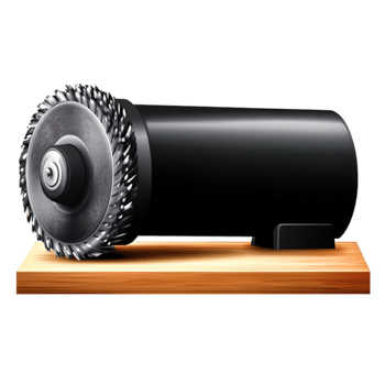 Industrial Power Tool with Circular Blade on Wooden Surface for Metalworking Projects png