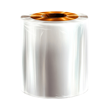 Transparent Plastic Wrap Roll for Packaging, Food Storage, and Protection Purposes png