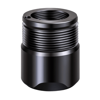 Black Metal Pipe Connector with Threaded Ends for Plumbing and Mechanical Applications png