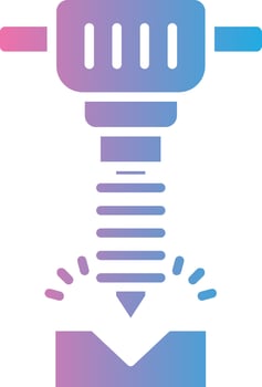 Jackhammer Digital Tech Element vector