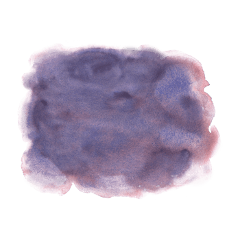 Textured watercolor stain of dark purple night sky. Hand drawn abstract background of fairy dreams. Isolated illustration of design element for nursery decoration and mystical atmosphere for kids. png