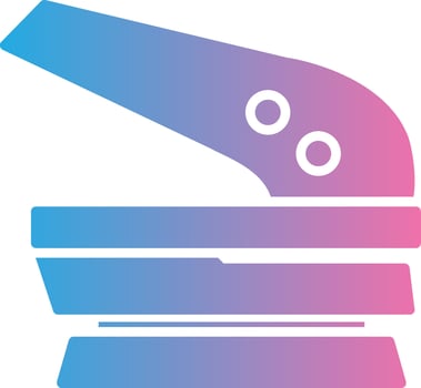 Paper Punch Modern Interface Badge vector