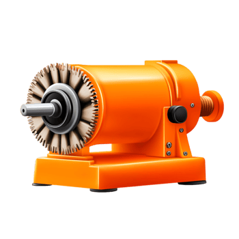 Bright Orange Electric Tool with Brush Component for Professional Use in Workshops png