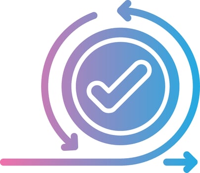 Iteration Neon UI Symbol vector