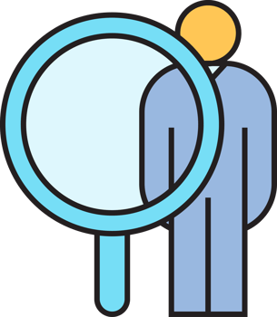 Human Resource and Find Icon png