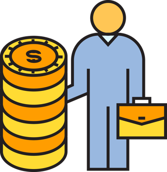Investor and Dollar Icon png