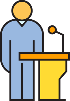 People on Podium Icon png