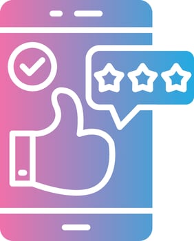 Review Hand-Drawn Sketch Symbol vector