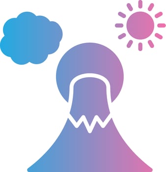 Fuji Modern Shape Graphic vector