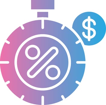 Stopwatch Elegant Flat Illustration vector