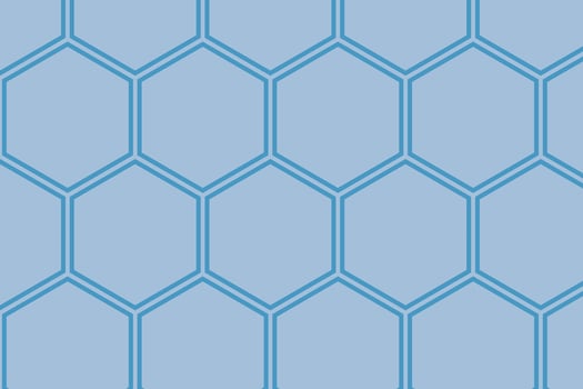 simple abstract sky color hexagon polygon pattern blue hexagonal tile pattern vector