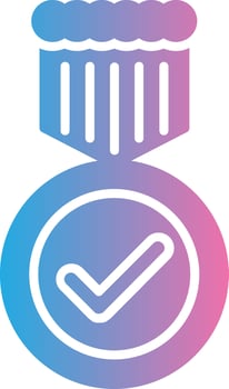 Medal Simplified Line Mark vector