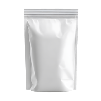 Blank White Food Packaging Pouch Ready for Design png