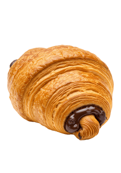 Delicious ChocolateFilled Croissant Golden Brown Pastry with Rich Chocolate Filling Transparent Background png