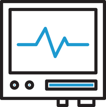 Electrocardiogram Pulse Monitor Icon png