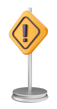 A yellow and blue warning sign on a stand png