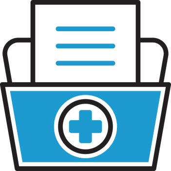 Medical Record Folder Report Icon png