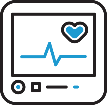 Electrocardiogram Monitor Icon png