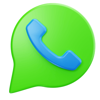 3D Icon WhatsApp Green Call png