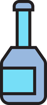 Drinking Water Bottle Icon Illustration png