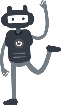 Cute Black Humanoid Robot Character Relaxing Clipart png