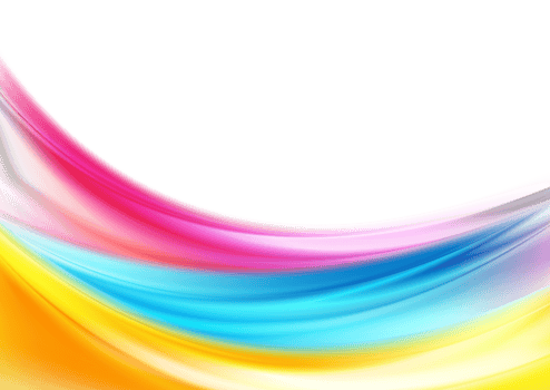 Abstract colorful shiny waves art background png