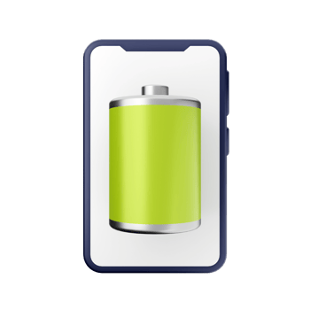 Battery icon on iphone png
