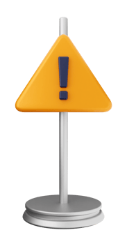 A yellow triangle with an exclamation mark on top png