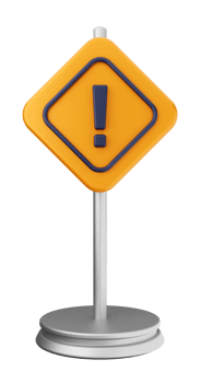 A yellow and blue warning sign on a metal stand png