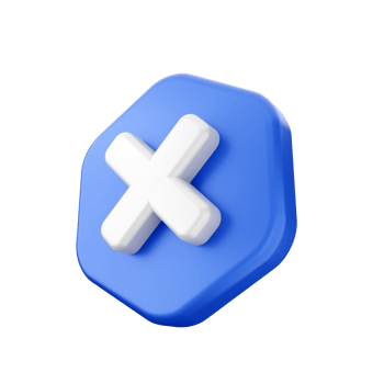A blue and white cross symbol on a black background png
