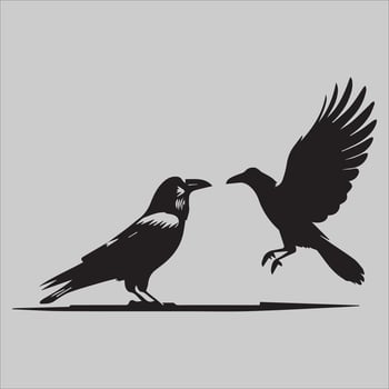 Avian Shadow animal wildlife vector
